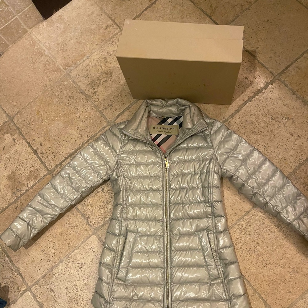 Burberry Women’s light puffer jacket.